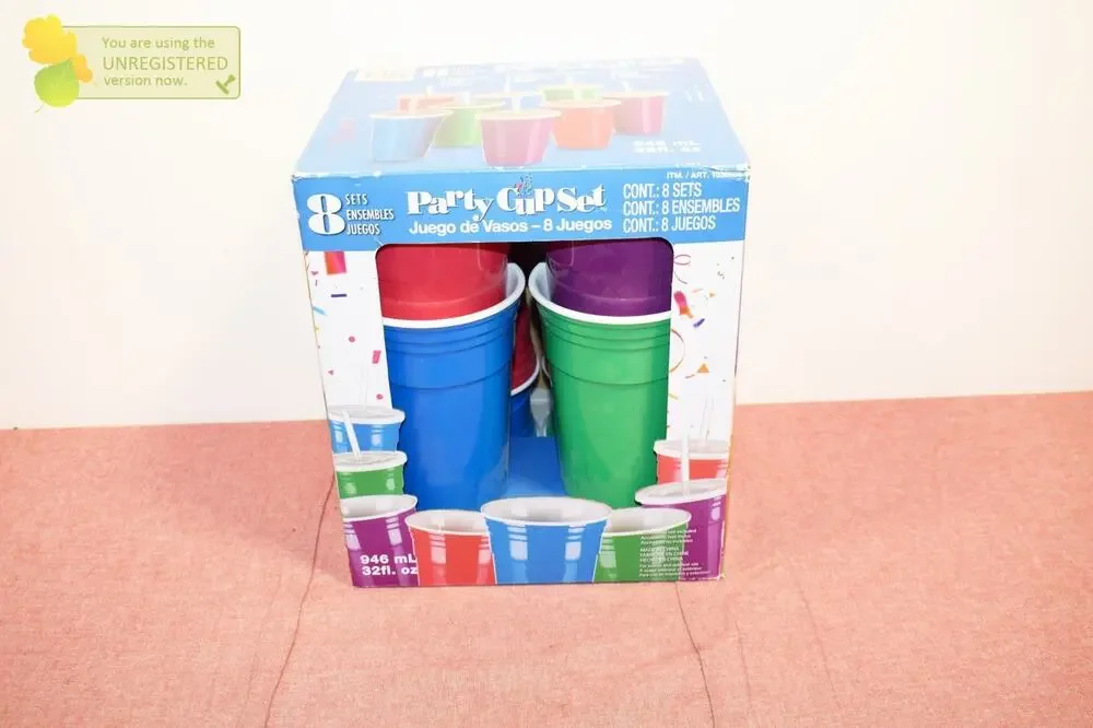Party Cup Set 32 Oz 8 Piece Set
